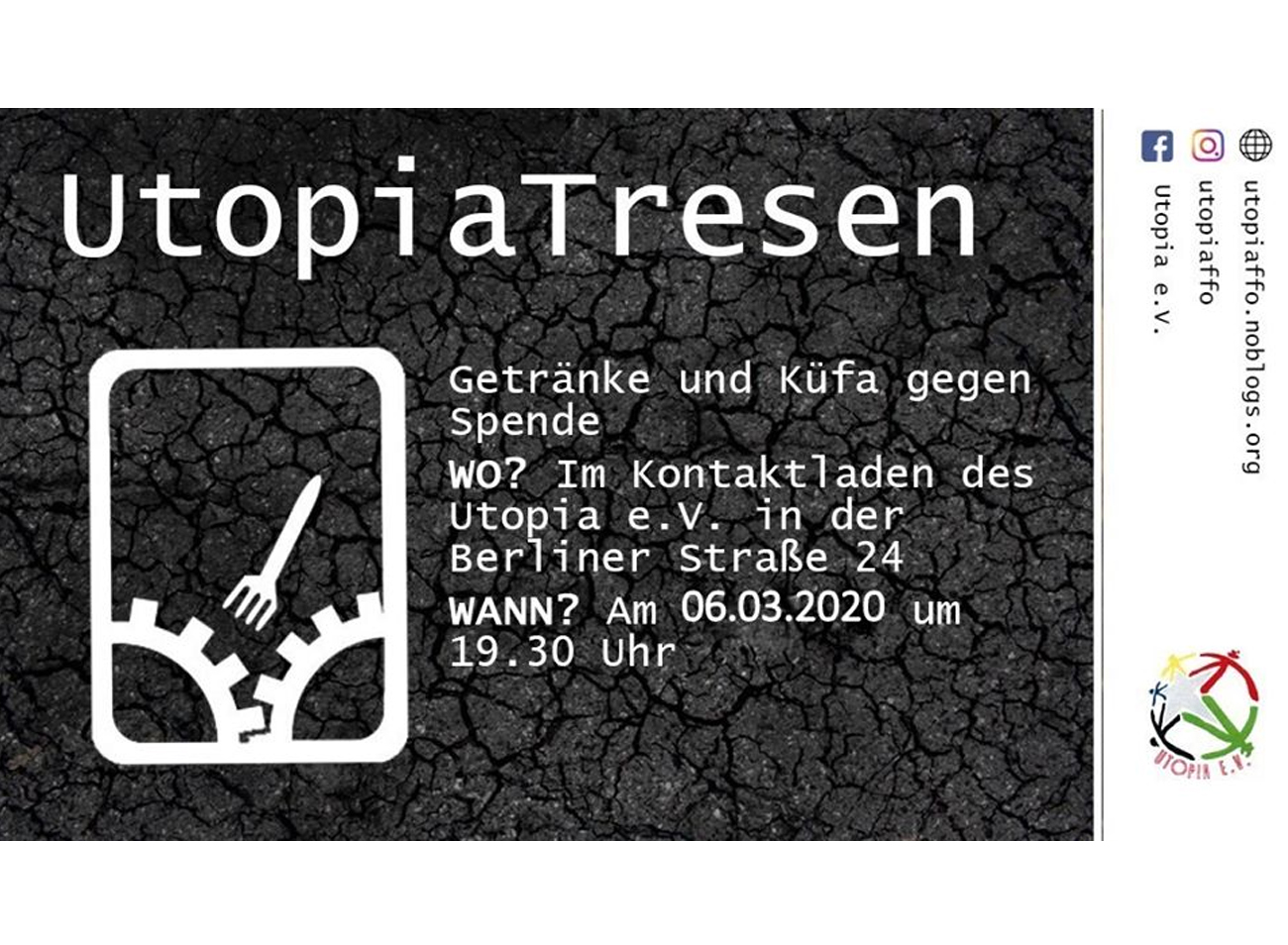 6.03.20 – Utopia-Tresen